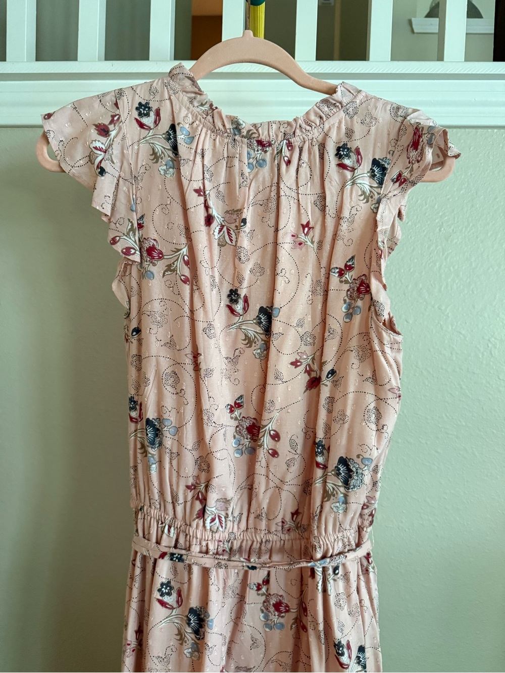 Women’s Loft Pink Floral Dress - Picture 8 of 11